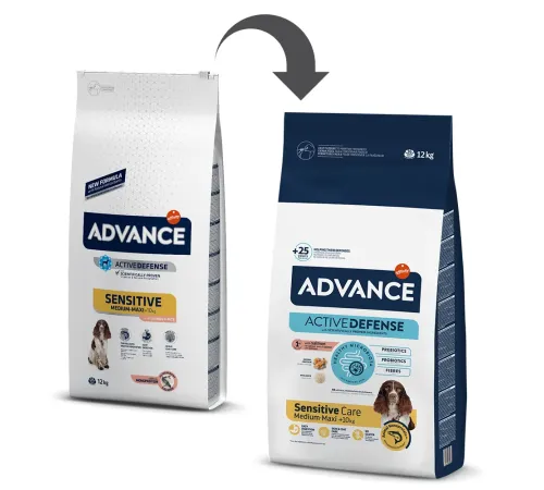 Advance Dog Sensitive (Лосось и рис), 12 кг
