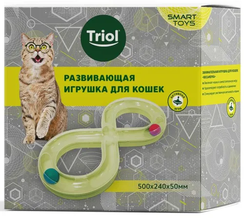 Triol SMART TOYS Игрушка Восьмерка для кошек, 50 см