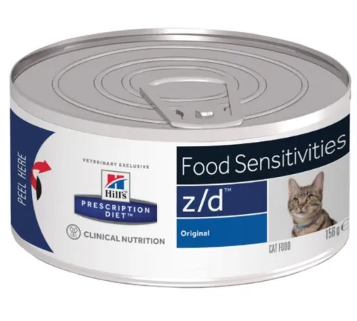 Hill's Prescription Diet z/d Food Sensitivities Влажный корм для кошек, 156 г