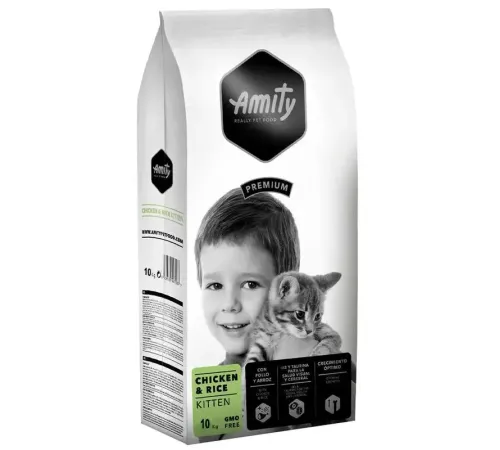 Amity Premium Kitten (Курица и рис), 10 кг