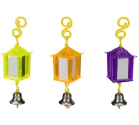 Beeztees Игрушка Фонарик зеркальный с колокольчиком,10 см