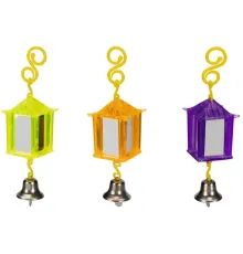 Beeztees Игрушка Фонарик зеркальный с колокольчиком,10 см