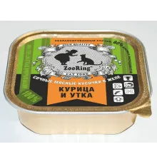 ZooRing Кусочки в желе Курица и утка, 100 г х 16 шт (уп)