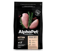 AlphaPet Superpremium Kitten  (Цыпленок), 400 г