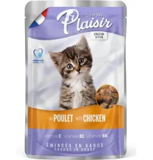 Plaisir Кусочки в соусе для котят (Курица), 100 г