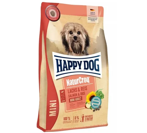 Happy Dog NaturCroq Adult Mini (Лосось и рис), 800 г