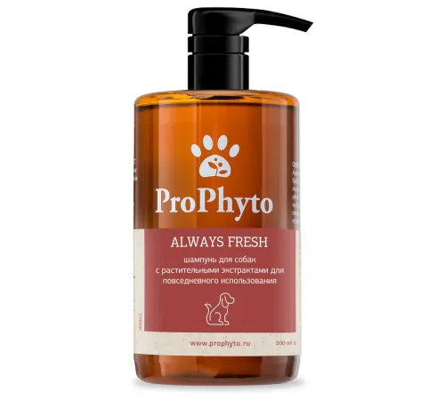 ProPhyto Шампунь для собак Always Fresh, 500 мл