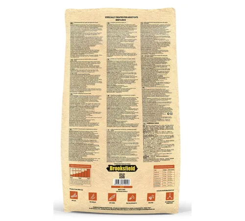 Brooksfield Low Grain Adult Cat (Индейка и говядина), 400 г