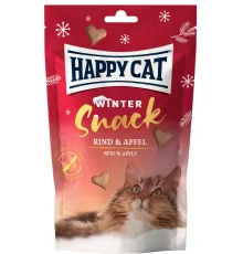 Happy Cat Winter Soft Snack (Говядина, яблоко), 100 г