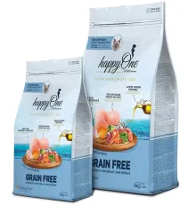 HappyOne Mediterraneum Cat Sterilized (Яйцо, птица), 2 кг