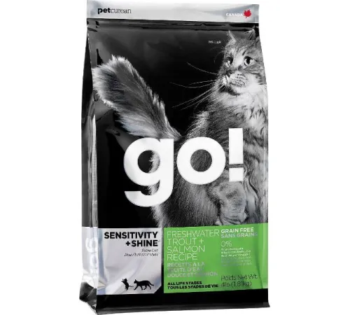 GO! Sensitivity+Shine GF Freshwater Cat (Форель и лосось) 1,81 кг