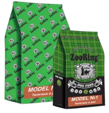 ZooRing Adult Dog Model №1 (Телятина, рис), 10 кг