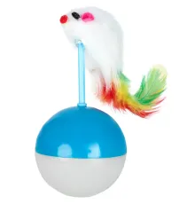 Fancy pets Игрушка для котов Мышка-неваляшка, 12 см