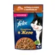 Felix Sensations для кошек (Курица с морковью в желе), 75 г