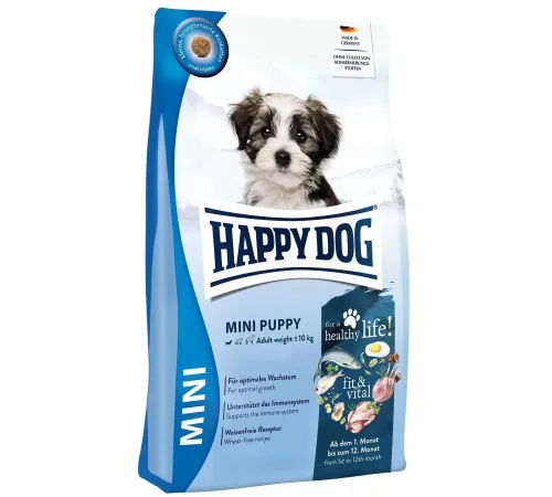 Happy Dog Mini Puppy Fit & Vital, 10 кг