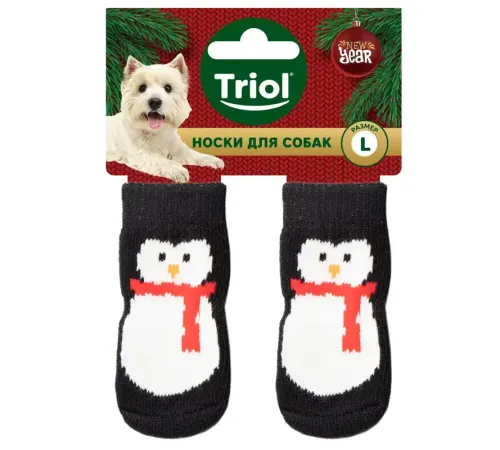 Triol NEW YEAR Носки для собак Пингвин, XL