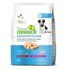 Trainer Natural Puppy&Junior Medium (Курица) 12 кг