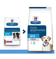 Hill's Prescription Diet d/d Food Sensitivities для собак (утка, рис), 4 кг