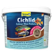 Tetra Корм Cichlid Colour Mini Pellets, 10 л (3,9 кг)
