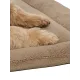 MidWest Лежанка плюшевая Micro Terry, серо-коричневая, 131х86 см