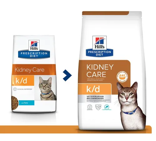 Hill's Prescription Diet k/d Kidney Care для кошек (тунец) 400 г