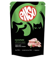 ENSO Пауч для кошек (Кролик в соусе), 85 г