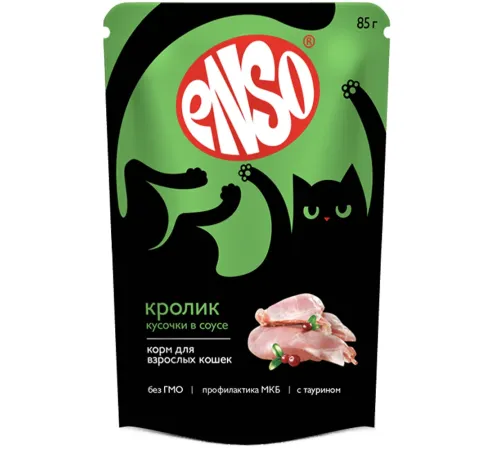 ENSO Пауч для кошек (Кролик в соусе), 85 г