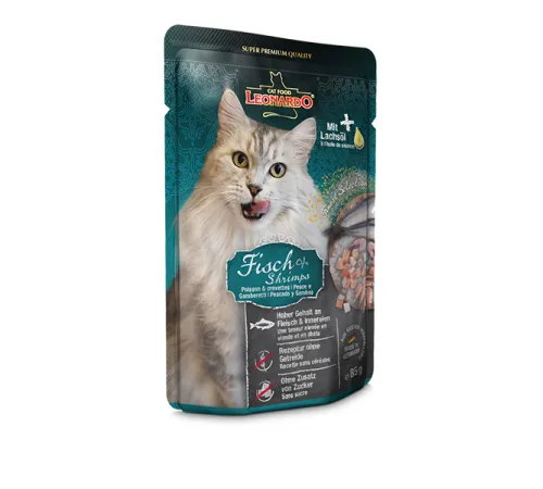 Leonardo Fish Shrimps (рыба, креветки) 85 г