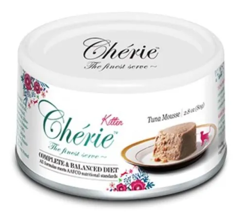 Cherie Kitten Complete&Balanced Diet Мусс (Тунец), 80 г