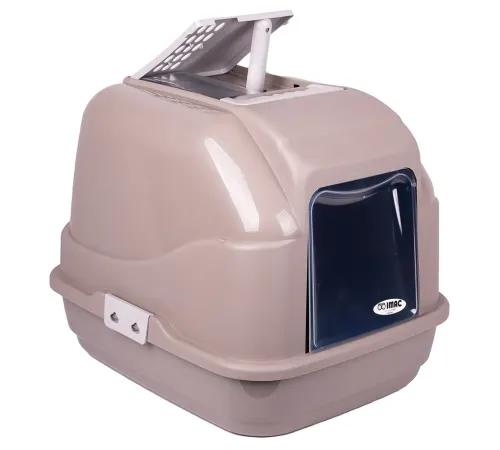 IMAC Туалет-домик Easy Cat, серо-бежевый