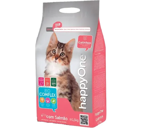 HappyOne Kitten (Лосось), 1,5 кг