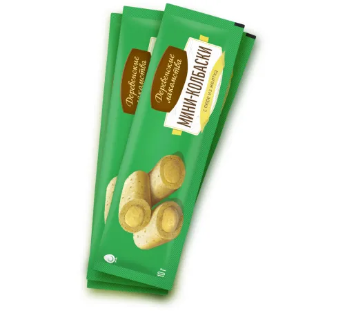 Мини-колбаски с пюре из желтка для кошек, 4х10 г