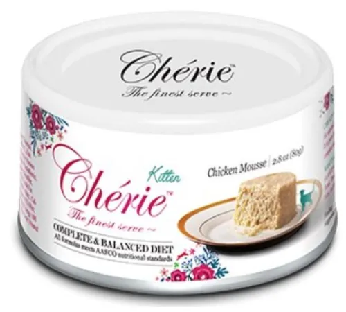 Cherie Kitten Complete&Balanced Diet Мусс (Курица), 80 г