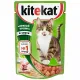 Kitekat с нежным кроликом (кусочки в соусе), 85 г х 28 шт (уп)