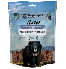 ТерриториЯ Амур Семенники говяжьи для собак, 43 г