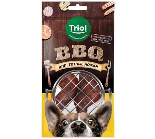 Triol BBQ Лакомство для собак Аппетитные ножки, 105 г
