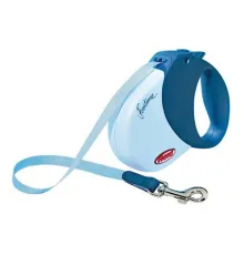 Рулетка Flexi Funtime S, лента 5 м (голубой)