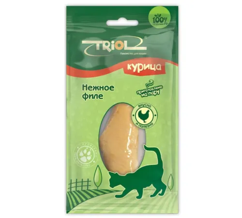 Triol Нежное филе курицы для кошек, 20 г