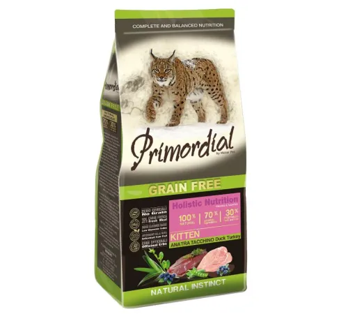 Primordial Kitten (Утка и индейка), 2 кг
