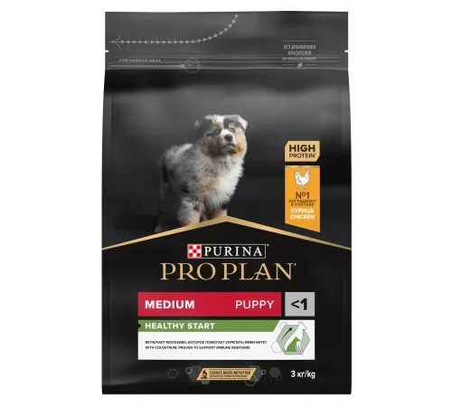 Purina Pro Plan Healthy Start Medium Puppy (Курица), 12 кг