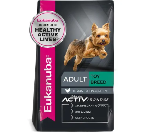 Eukanuba Adult Toy Breed (Птица), 500 г