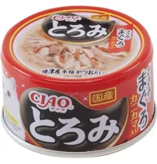 INABA CIAO Toromi Куриное филе и тунец Магуро с сурими, 80 г
