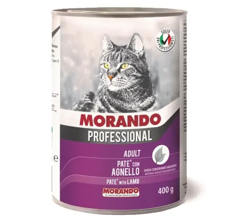 Morando Professional Cat Паштет с ягненком (консервы), 400 г