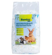 Bambini Pets Целлюлозный наполнитель для грызунов и кроликов, 450 г/6 л