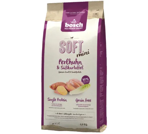 Bosch Soft+ Mini (Цесарка с бататом) 1 кг