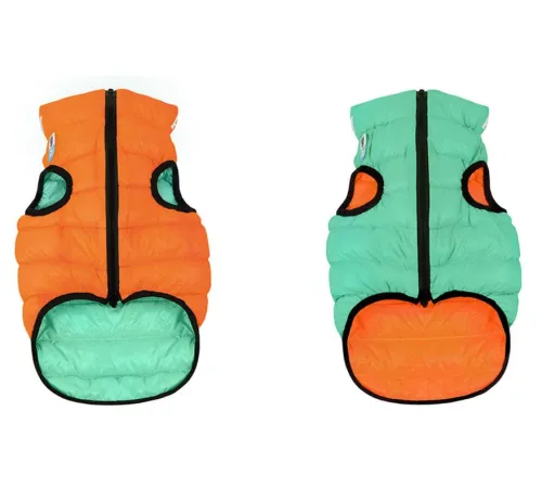 Airy Vest Lumi Курточка двухсторонняя, оранжево-салатовая S 40