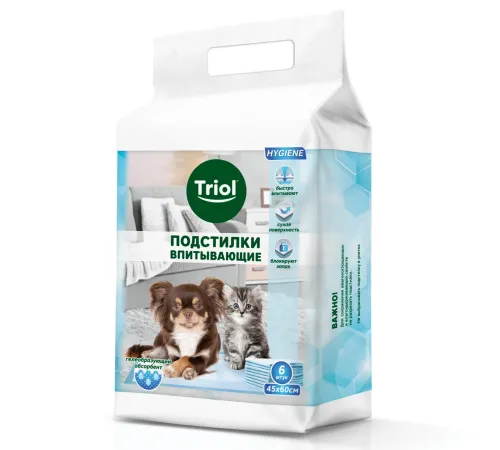 Triol Подстилки впитывающие 45х60 см 24 шт