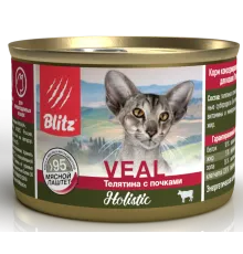 BLITZ Holistic Cat (Телятина с почками), 100 г
