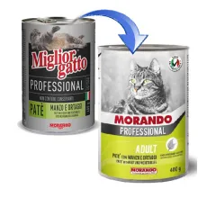 Morando Professional Beef and Vegetables Pate cat 400 г