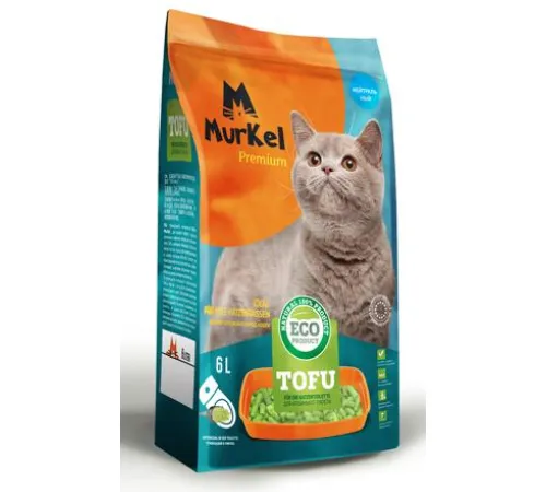 Murkel Наполнитель TOFU (Нейтральный), 6 л/2,6 кг